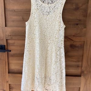 Gorgeous Ivory lace Free People dress